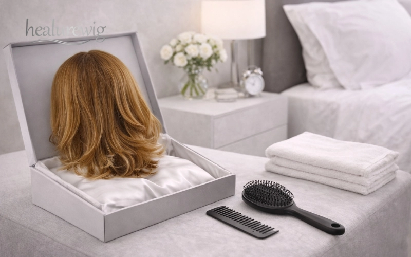 Preventive care routine to reduce tangling in human hair wigs Preventive care routine to reduce tangling in human hair wigs