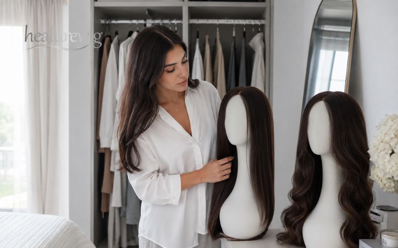 Healurewig long human hair wig collection with signature silhouettes
