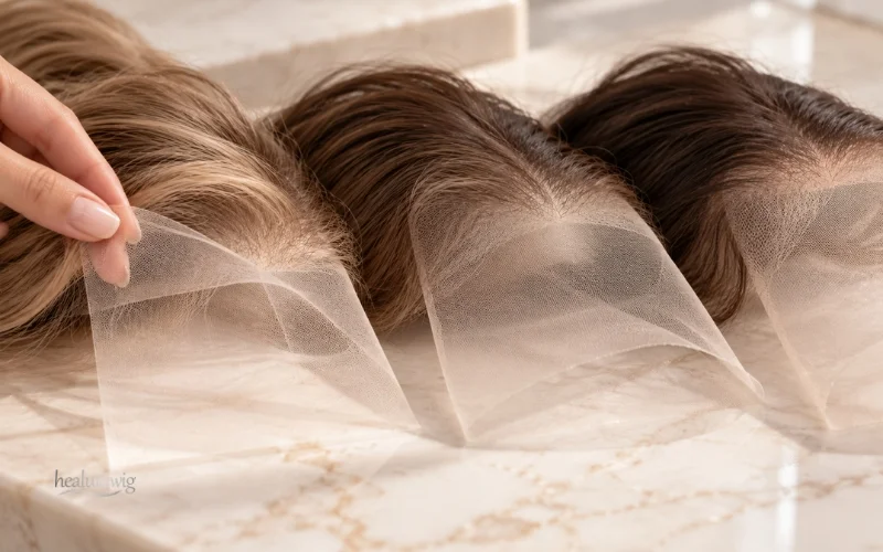 Comparison of HD Swiss and transparent lace materials for human hair wigs Comparison of HD Swiss and transparent lace materials for human hair wigs