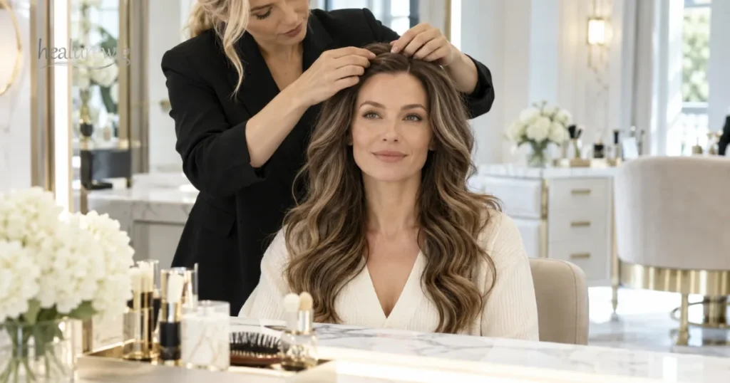 How to install a lace front wig?